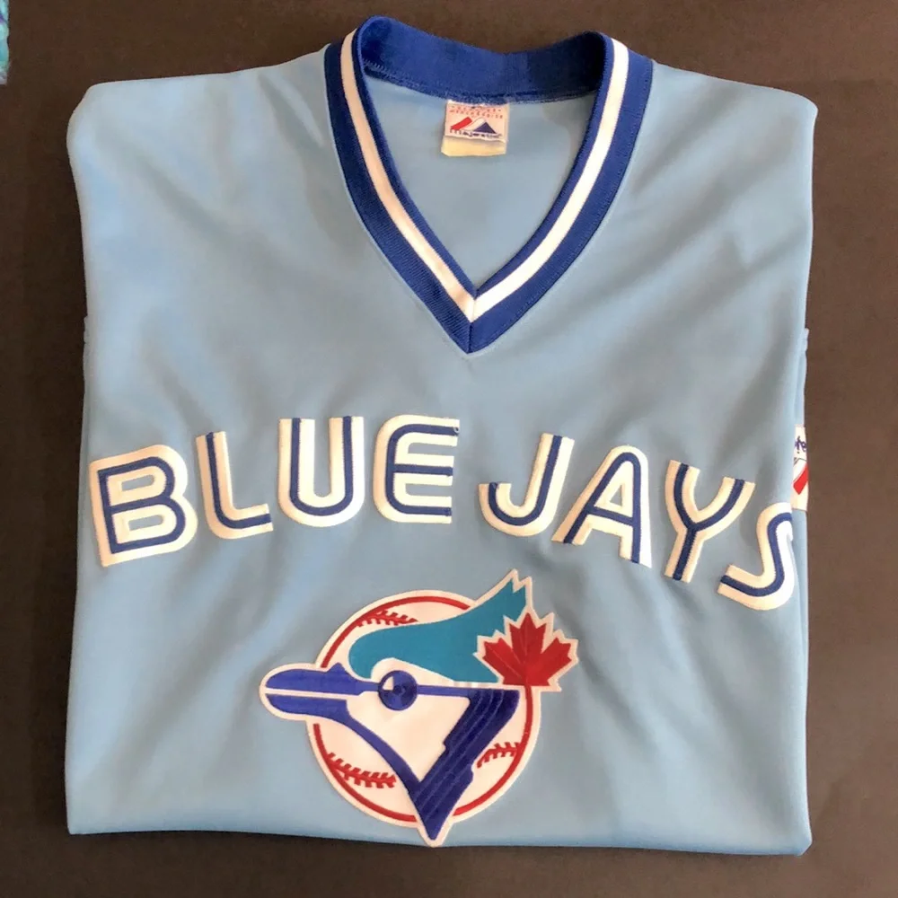 SOLD‼️ BLUE  JAYS official jersey. Men’s size L/XL. EUC. - Picture 2 of 10